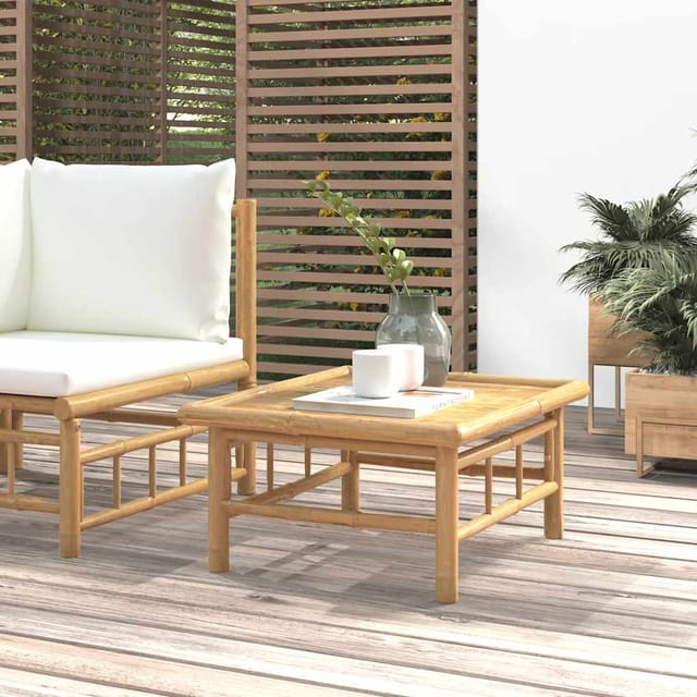 Gartentisch 65x55x30 Cm Bambus