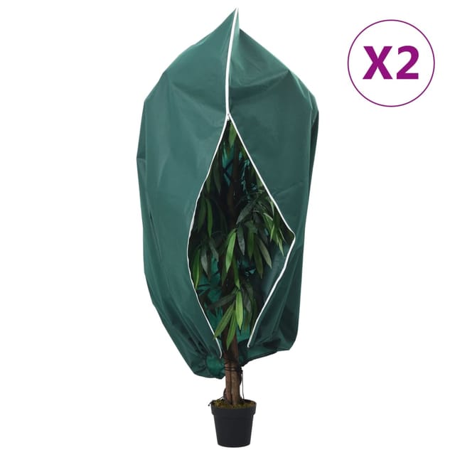 Wintervlies Mit Reißverschluss 2 Stk. 70 G/m² 1,2x1,8 M