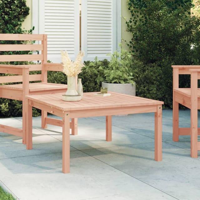 Gartentisch 82,5x82,5x45 Cm Massivholz Douglasie