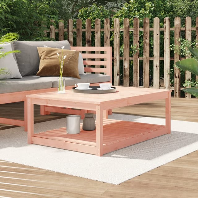 Gartentisch 121x82,5x45 Cm Massivholz Douglasie