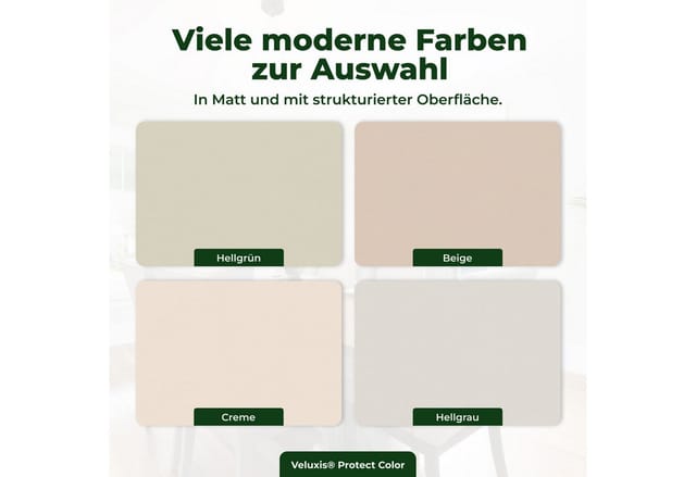 Vliestapete Vliestapete Farbig – Protect Color Creme 8er Set, 8 X 10,05 M X 0,53 M, Kein Anstrich Notwendig, Kratz- & Stoßfest, Rissüberbrückend, Made In Germany – Veluxis