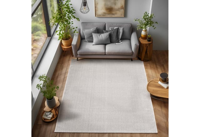 Flachgewebeteppich Loom (Creme, 290 x 200 cm, 100 % Polypropylen)