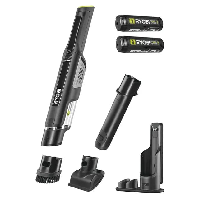 Ryobi Akku-Handstaubsauger RHV44-220G (8 V, 2 Akkus, 2 Ah, Behältervolumen: 0,15 l)