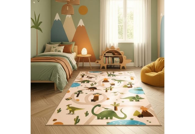 Ayyildiz Kinderteppich Coco 1131 Beige 80 cm x 150 cm