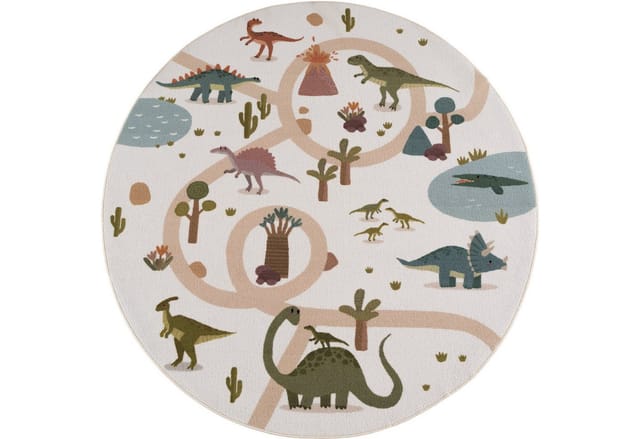 Ayyildiz Kinderteppich Coco 1131 Creme Ø 160 cm
