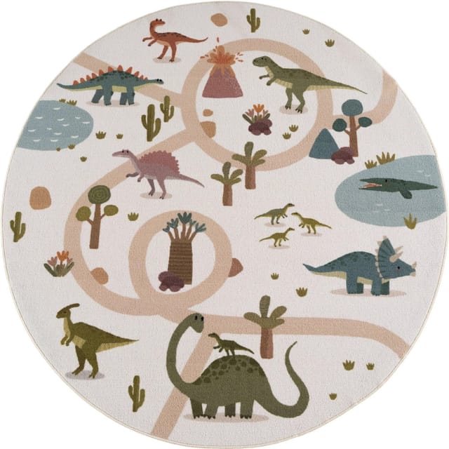 Ayyildiz Kinderteppich Coco 1131 Creme Ø 200 cm