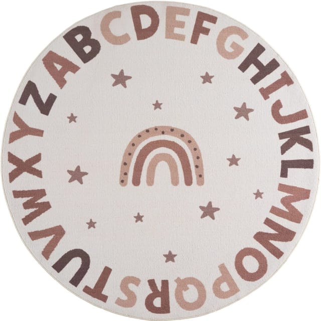 Ayyildiz Kinderteppich Coco 1133 Creme Ø 200 cm