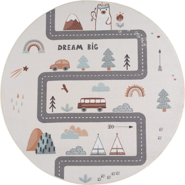 Ayyildiz Kinderteppich Coco 1134 Creme Ø 200 cm
