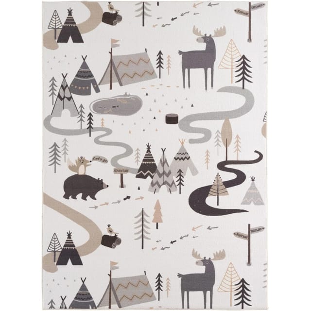 Ayyildiz Kinderteppich Coco 1135 Creme 120 cm x 170 cm