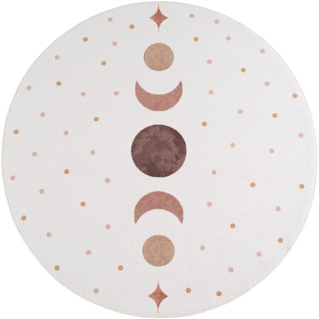 Ayyildiz Kinderteppich Coco 1136 Creme Ø 200 cm