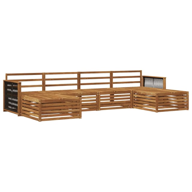 vidaXL Sofagarnituren 6 Stk Massivholz Akazie 3383682