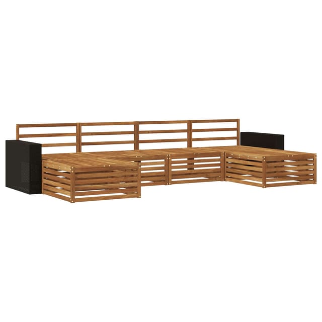 vidaXL Sofagarnituren 6 Stk Massivholz Akazie 3383692