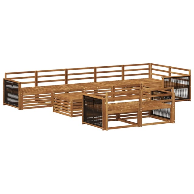vidaXL Outdoor-Sofagarnitur 9 Stk 3383532