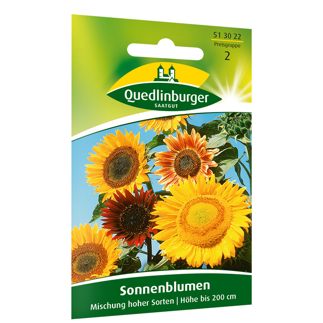 Quedlinburger Sonnenblumen hohe Sorten, Mischung