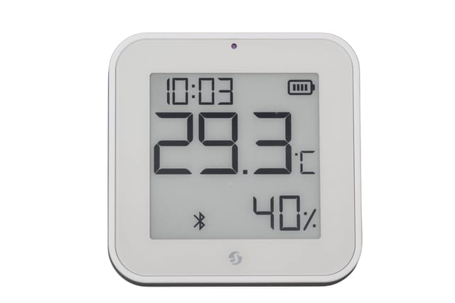 Shelly Plug &amp; Play Blu ZB H&amp;T Display White Temperatur- &amp; Feuchtigkeitssensor E-Paper Display Bluetooth Zigbee Weiß
