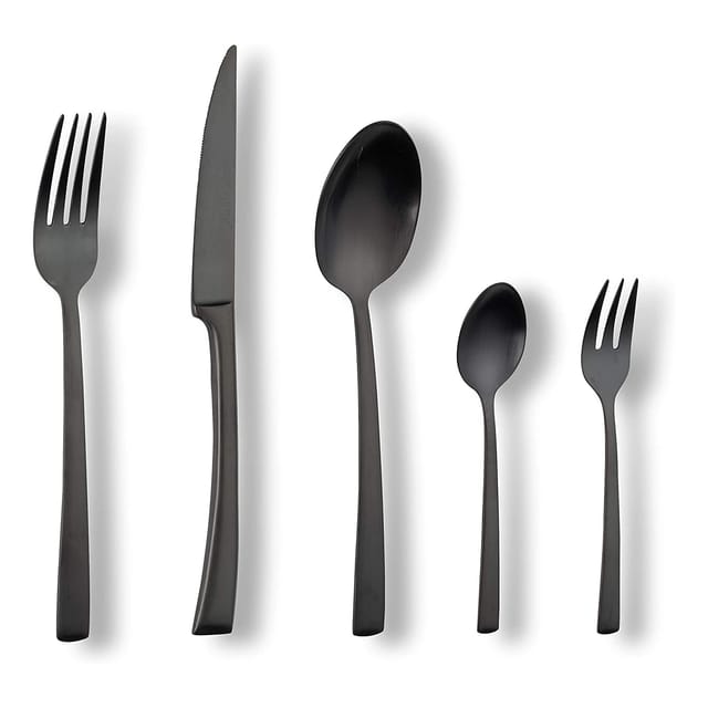 Echtwerk Tafelbesteck "AVELINO" 30 tlg - Black Edition