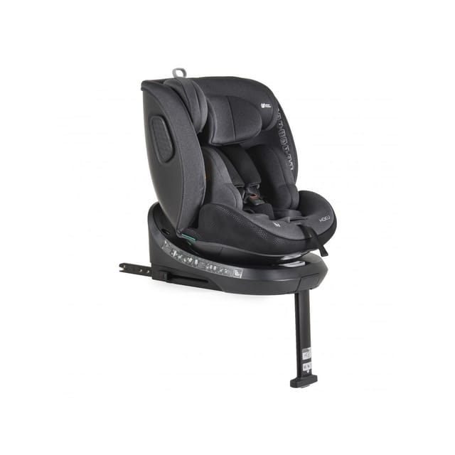 Cangaroo Kindersitz Hoku i-Size (40-150cm) Gruppe 0+/1/2/3, Isofix, Stützfuß schwarz