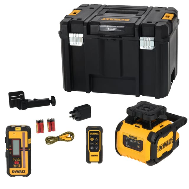 Dewalt Rotationslaser Dcle15211r, Rot, Lot, Mit Usb-c In Tstak