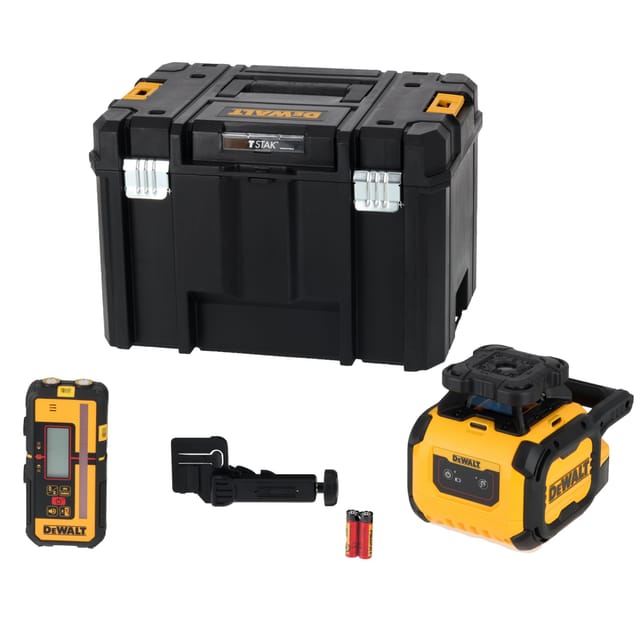Dewalt Rotationslaser Dcle05211r, Rot, Lot, Mit Batterie In Tstak