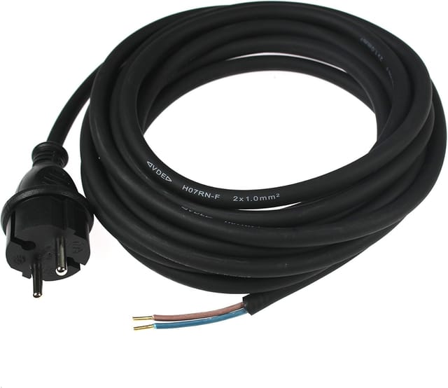 Stromkabel, H07rn-f, 2 X 1,0 Mm², Ip44, 5 M, Baustelle
