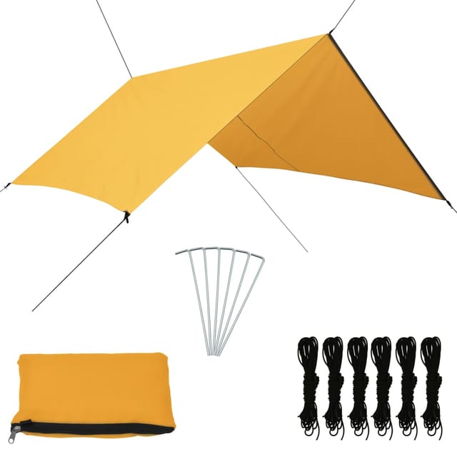 Outdoor-tarp 3x2,85 M Gelb Vidaxl