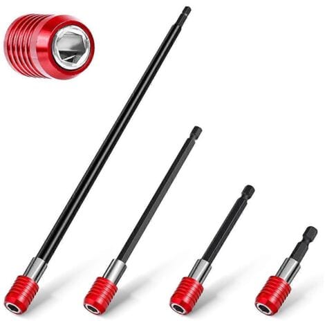 Verlängerungen Für 2/4/6/12-zoll-bohrer, Magnetische Bohrerhalter (4er-set)