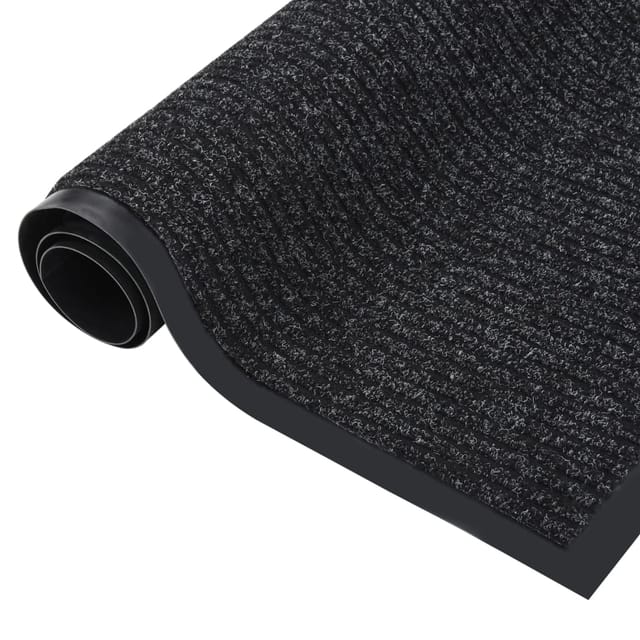 Maison Exclusive - Fußmatte Gestreift 80x120 Cm Anthrazit