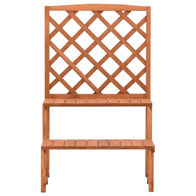 Maison Exclusive - Blumentreppe Mit Rankgitter 70x42x115 Cm Massi