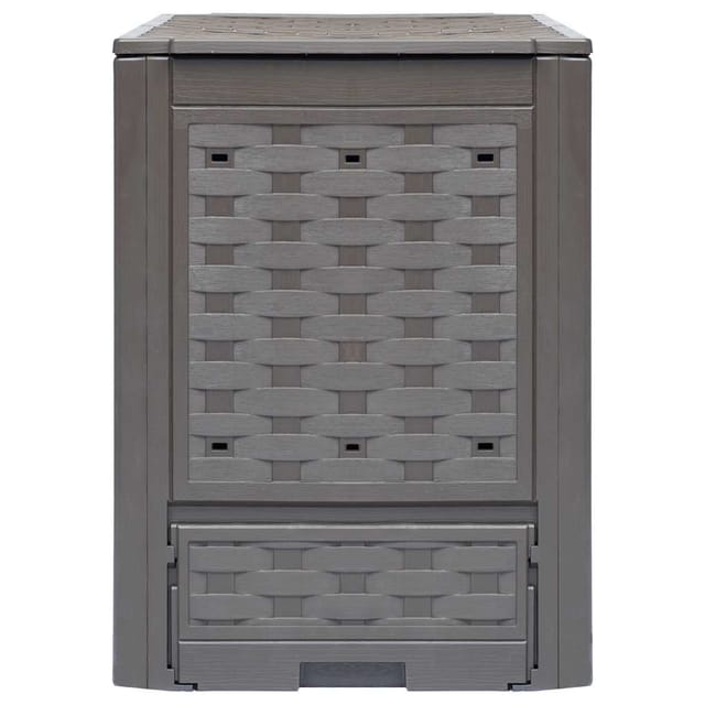 Maison Exclusive - Gartenkomposter 2 Stk. Braun 60x60x83cm 600 L
