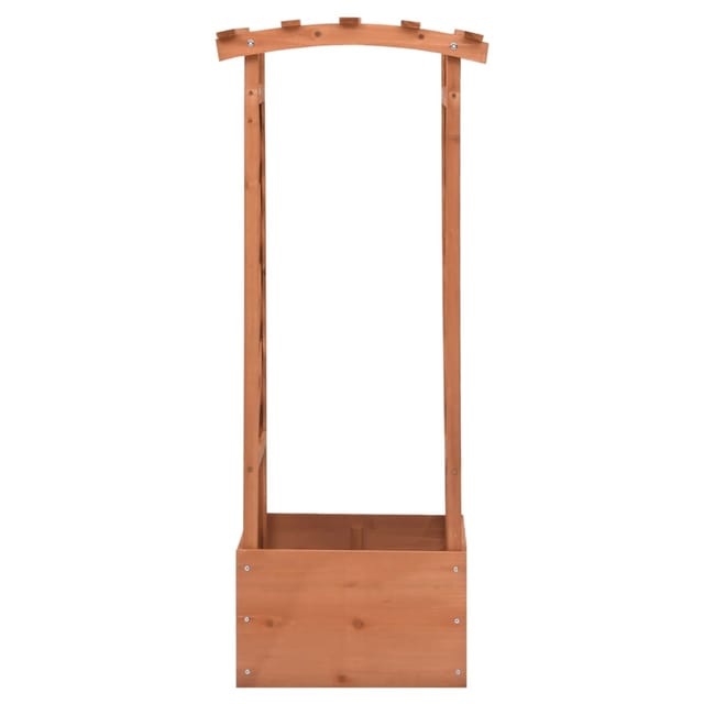 Maison Exclusive - Pflanzkasten Mit Spalier 49x39x117 Cm Tannenho