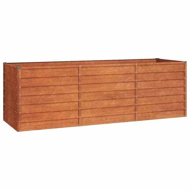 Maison Exclusive - Hochbeet Rostig 240x80x77 Cm Cortenstahl