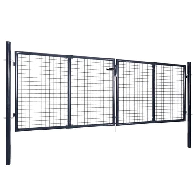 Maison Exclusive - Maschen-gartentor Verzinkter Stahl 300 X 75 Cm