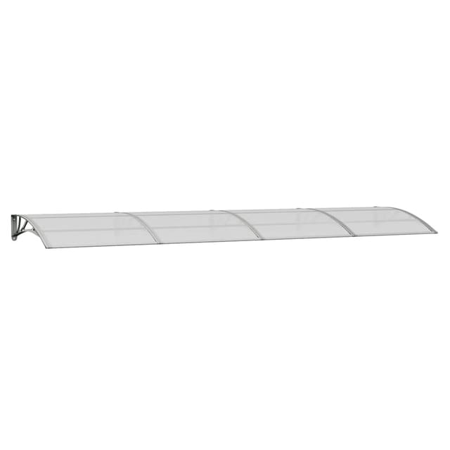 Maison Exclusive - Türvordach Grau 400 X 100 Cm Polycarbonat