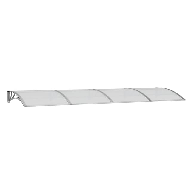 Maison Exclusive - Türvordach Grau 350 X 100 Cm Polycarbonat