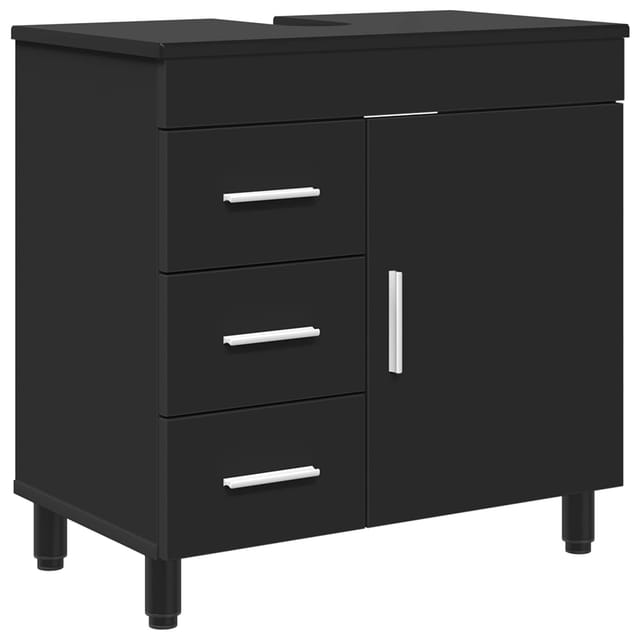 Maison Exclusive - Waschtisch Schwarz 60 X 35 X 60 Cm Holzwerksto