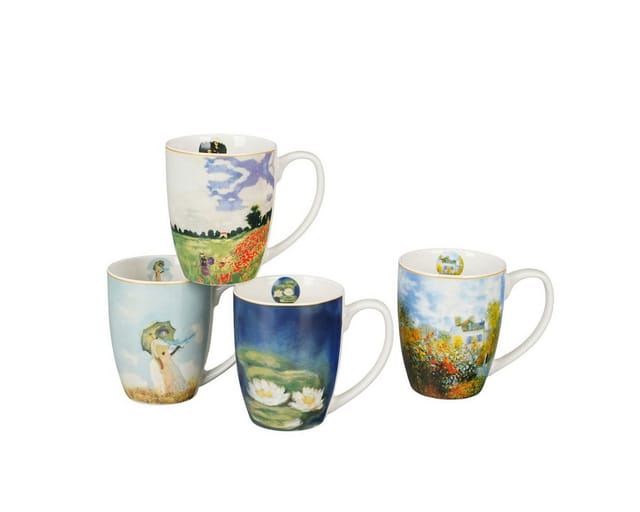 Set Mit 4 Claude-monet-tassen, 350 Ml