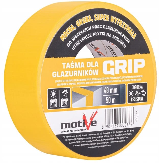 Motive Grip Bande Für Fliesenleger 48mm/50m 020 235
