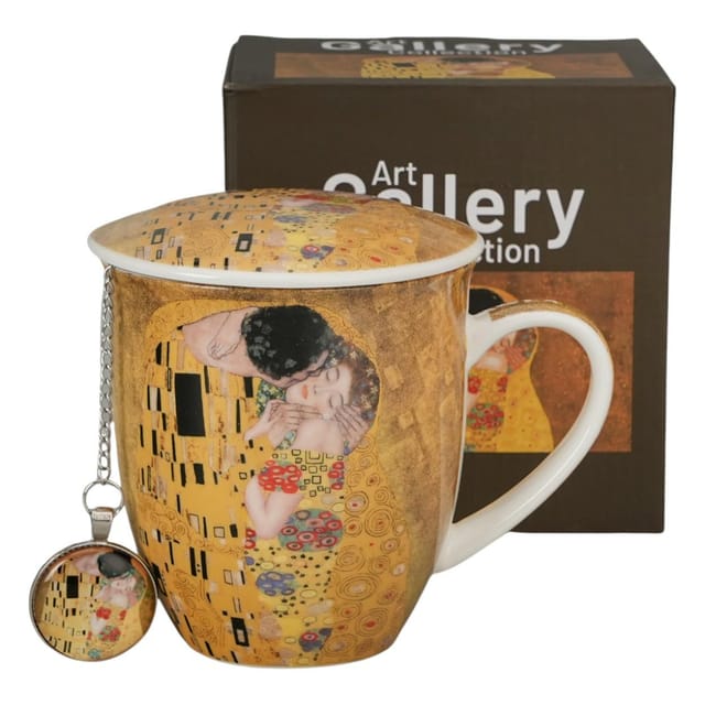 Becher Mit Teesieb Und Kiss-anhänger