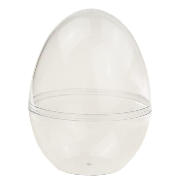 Tg60437 Acryl-ei, Transparentes Faltbares Ei, 12 Cm, Kunststoff, Stehend