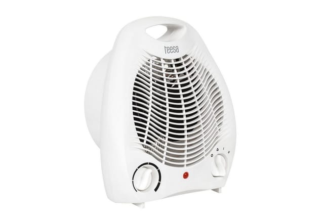 Teesa Heizlüfter Tsa8025 3 Funktionen, 2 Heizstufen (1000 W, 2000 W, Einstellbares Thermostat, Schutz Gegen Su
