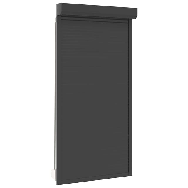 Rollladen Anthrazit 110 X 220 Cm Aluminium Und Polyurethan Vidaxl