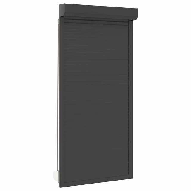 Rollladen Anthrazit 100 X 210 Cm Aluminium Und Polyurethan Vidaxl