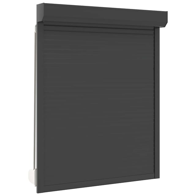 Rollladen Anthrazit 120 X 150 Cm Aluminium Und Polyurethan Vidaxl