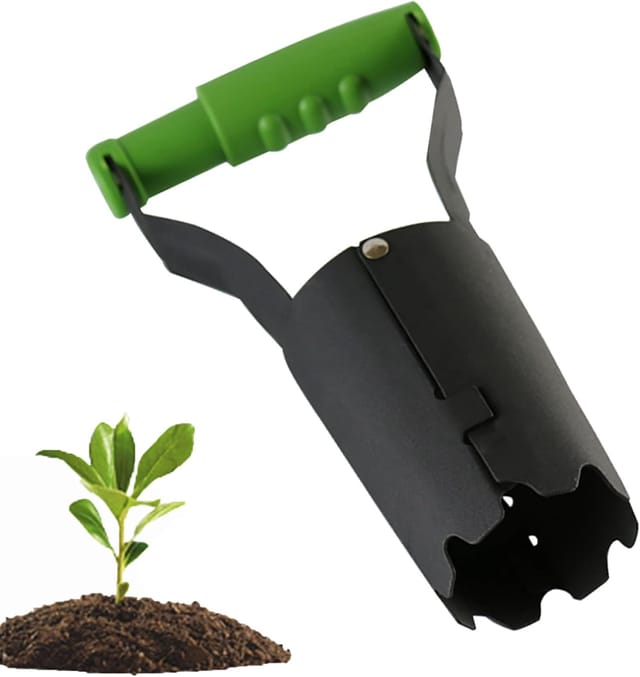 Pflanz- Und Umpflanzwerkzeug Für Blumenzwiebeln Mit Tiefenanzeige Und Automatischem Erdaushub – Gartenbohrer Für Perfekt Gegrabene Löcher, Ideal Zum Pflanzen Von Blumenzwiebeln, Setzlingen Und Topfblu