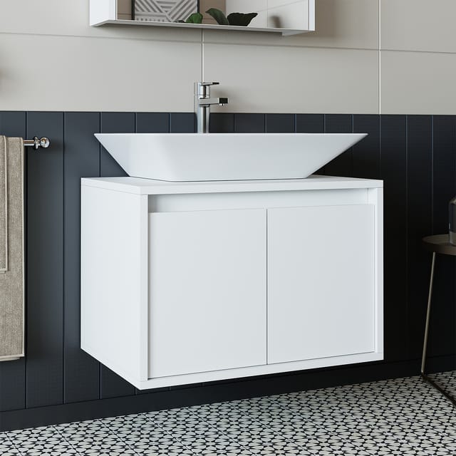 Roomart Atlantic-65 Bad-set 2-tlg 65 Cm Breit, Weiß