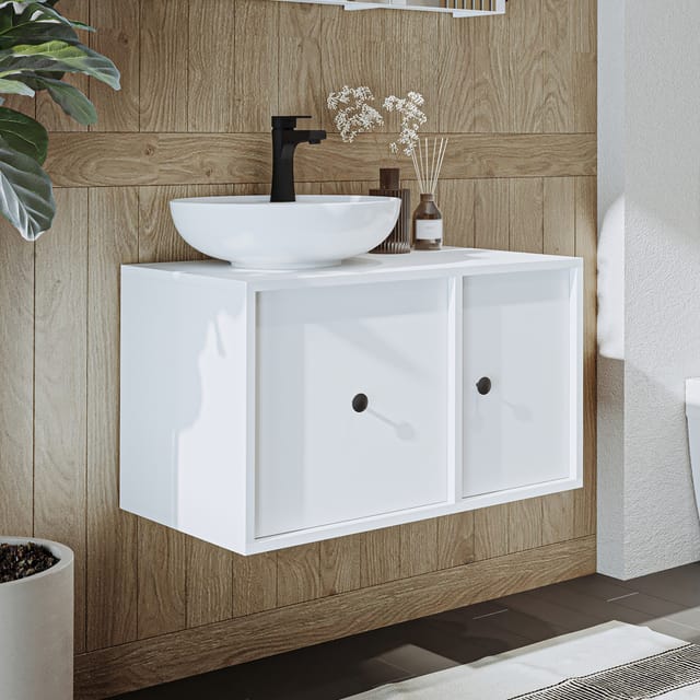 Roomart Gusto-i-75 Bad-set 2-tlg 75 Cm Breit, Weiß