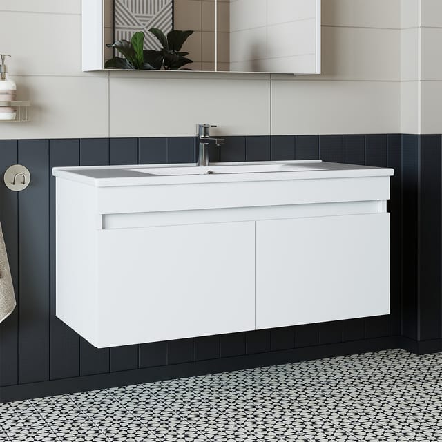 Roomart Atria-100 Bad-set 2-tlg 100 Cm Breit, Weiß
