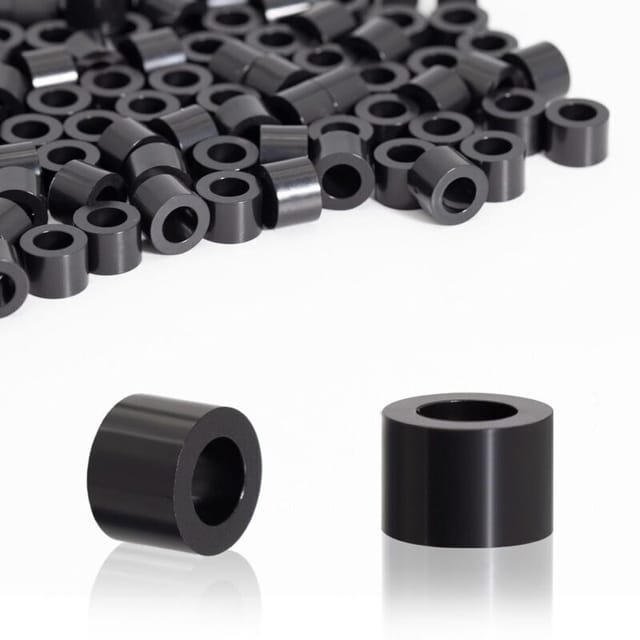 Packung Mit 100 Runden Abs-abstandshaltern, M4-kunststoff-isolierscheiben Für M4-schrauben, 7 X 5 Mm, Für Leiterplatten, Elektrische Isolierung