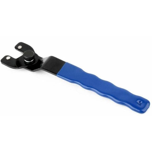 Winkelschleiferschlüssel, Winkelschleiferschlüssel, Winkelspannfutterschlüssel, Mit Kunststoffgriff, Für Winkelschleifer, Sicherungsmutter Mit Schlüssel (blau)