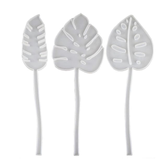 3er-set Silikonformen Für Schildkrötenblatt-bastelarbeiten, Diy-blumenarrangements, Silikon-gussformen, Handgefertigte Epoxidharzformen, Schreibtisch- Und Heimdekoration